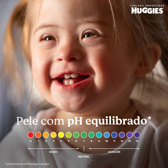 Lenço Umedecido Huggies Puro e Natural - 48 unidades